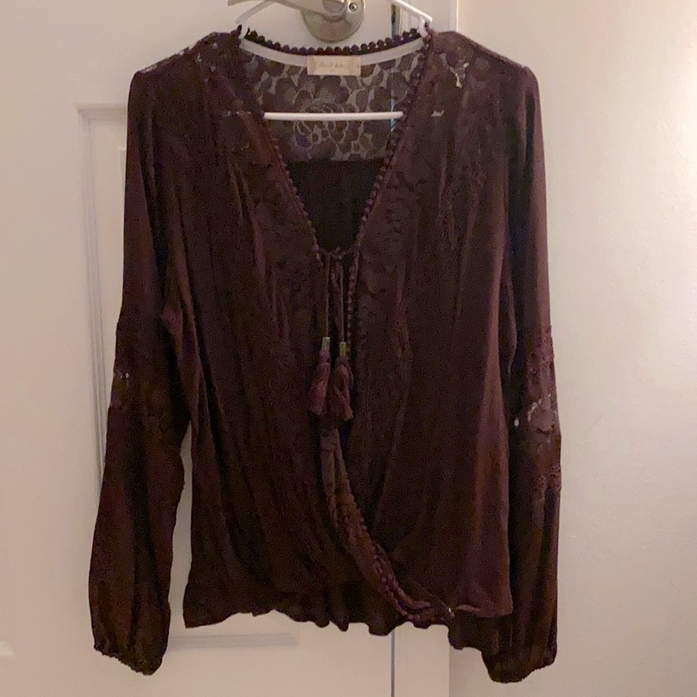 Altar’d State lace long sleeve blouse